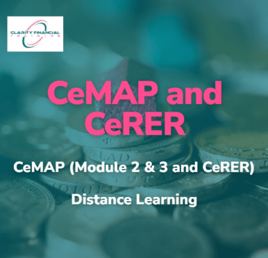 CeMAP and CeRER Distance Learning Package